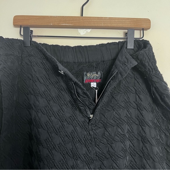 Johnny Was BIYA NWT Black Hiro Houndstooth High Waist Pant Size XL Quiet Luxury - Picture 11 of 16